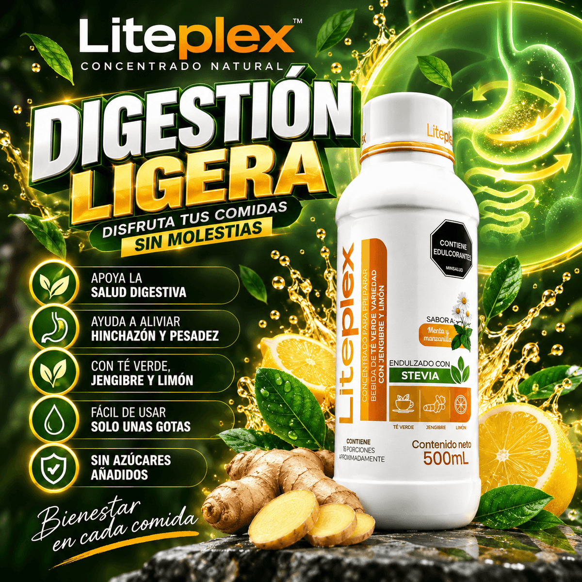 Liteplex Balance — Bienestar Digestivo 100% NATURAL
