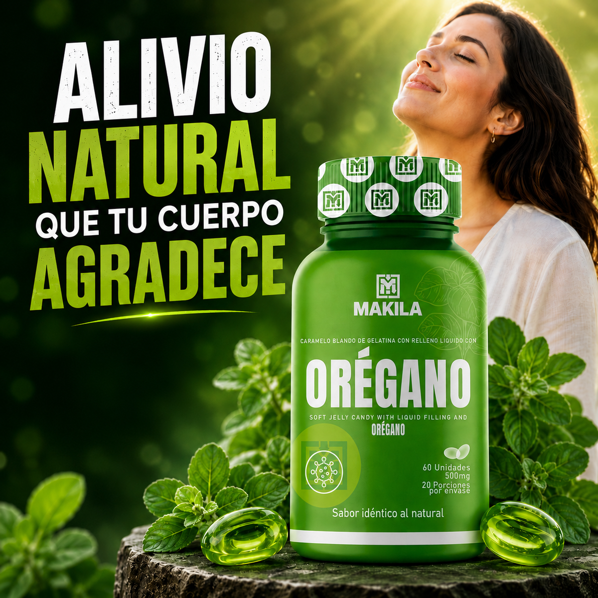 ORIGANUM™  MAKILA  — El Poder del Orégano, Sin el Sabor