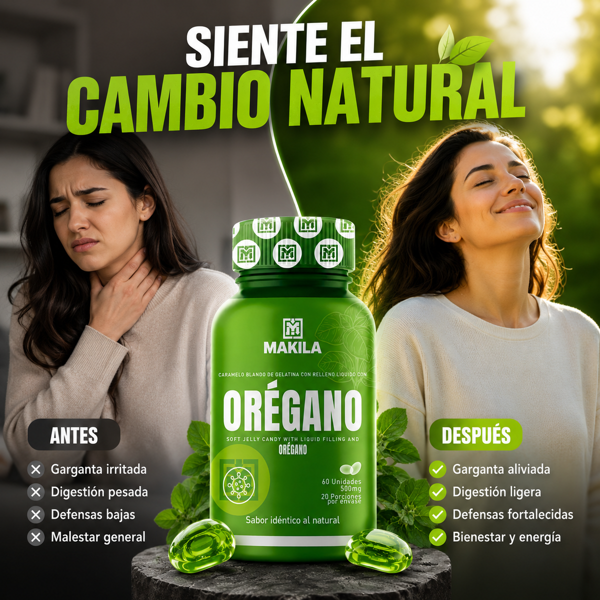 ORIGANUM™  MAKILA  — El Poder del Orégano, Sin el Sabor