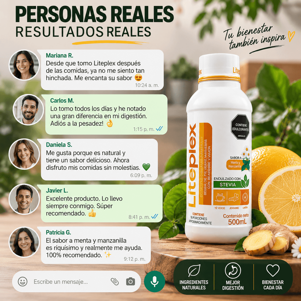 Liteplex Balance — Bienestar Digestivo 100% NATURAL