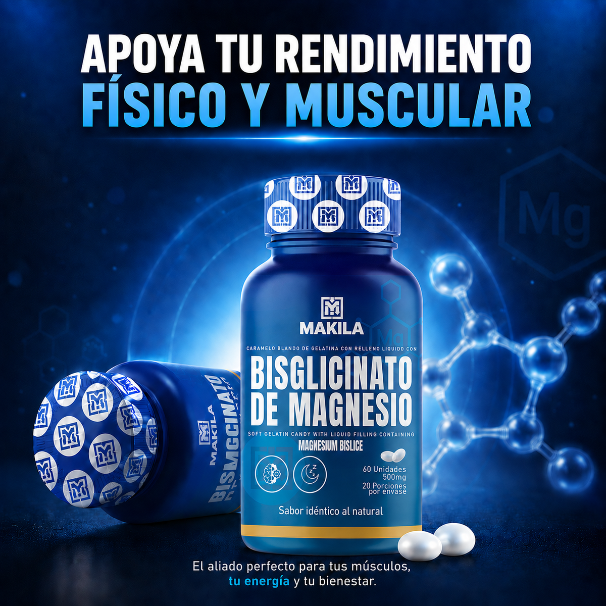 MAKILA™ Bisglicinato de Magnesio — El magnesio que sí te tomas todos los días