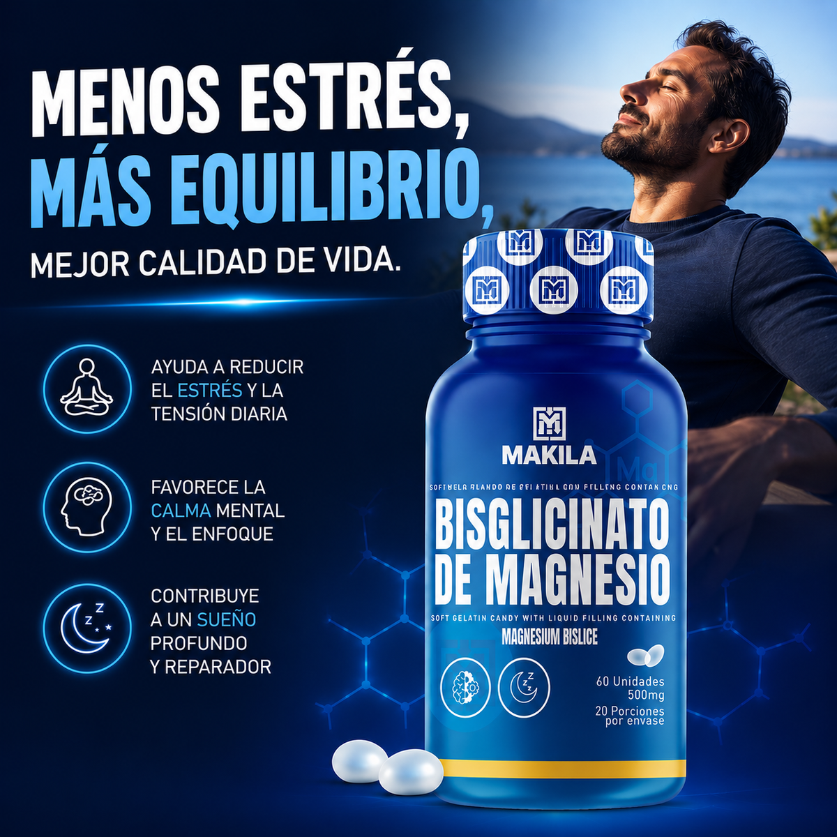 MAKILA™ Bisglicinato de Magnesio — El magnesio que sí te tomas todos los días